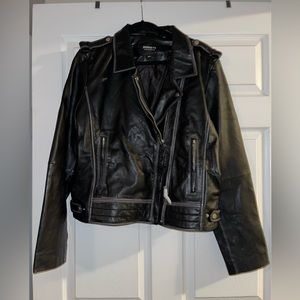 Barney’s Plus Size Leather Jacket